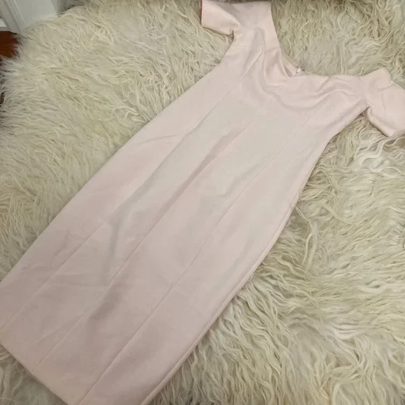 CINQ À SEPT V-Neck Midi Length Dress - Picture 4 of 11